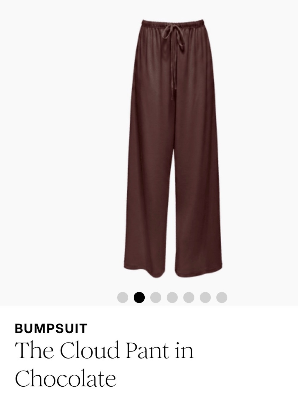 The Cloud Pant in Chocolate